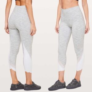 Lululemon Wunder Under Crop II‎ Special Edition Scallop 24"